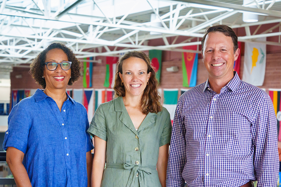 Our three Upper School officers are ready to take you on a tour!